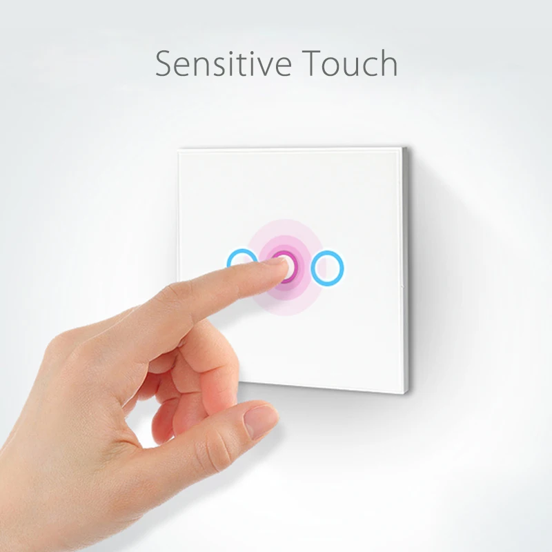 Yobang Security Wireless WiFi Smart Switch 3 Gang Sensitive Touch With APP Remote Control LED Light ON and OFF Wall Switch Work
Yobang Security Wireless WiFi Smart Switch 3 Gang Sensitive Touch With APP Remote Control LED Light ON and OFF Wall Switch Work