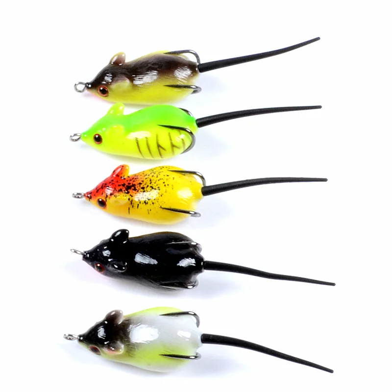Fishing Lures Thunder Frog Mouse Soft Bait Lifelike Floating Artificial Wobblers Hook Fish Tackle Pesca 5.1cm 8.2g
Fishing Lures Thunder Frog Mouse Soft Bait Lifelike Floating Artificial Wobblers Hook Fish Tackle Pesca 5.1cm 8.2g