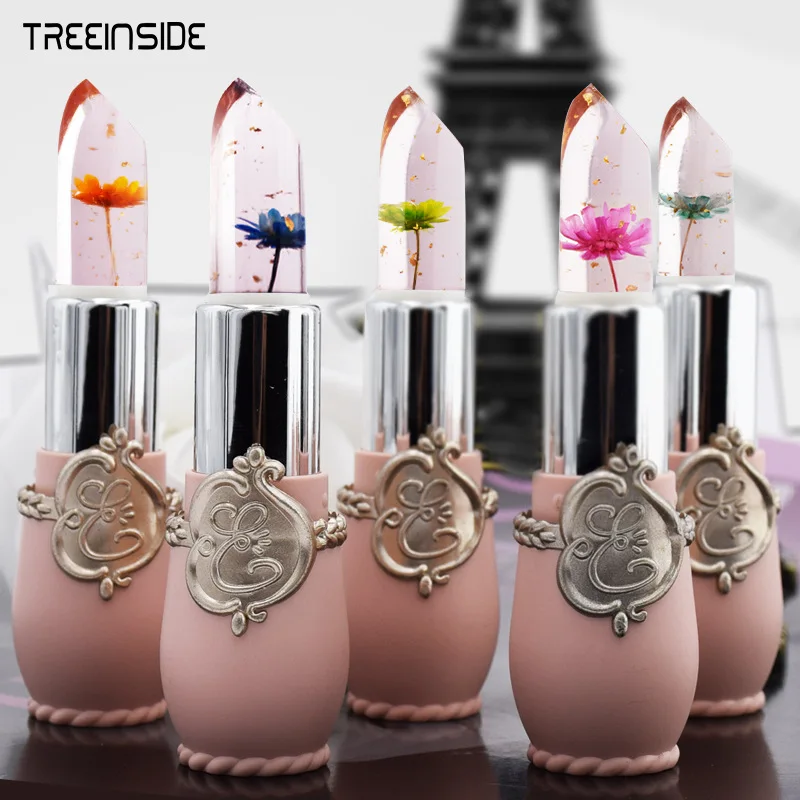 Waterproof Flower LipStick Jelly Flower Transparent Color Changing Lipstick Long Lasting With 6 Colors Flower Lipsticks Lip balm
Waterproof Flower LipStick Jelly Flower Transparent Color Changing Lipstick Long Lasting With 6 Colors Flower Lipsticks Lip balm