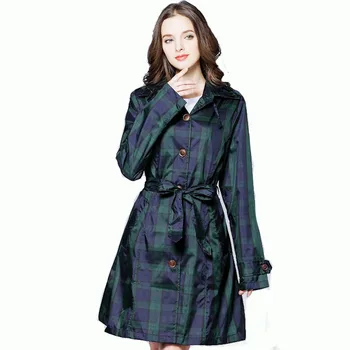 Yuding Woman Raincoat Scottish Plaid Ladies Hooded Female Raincoat Polyester Rainwear With Belt impermeables para lluvia mujer
Yuding Woman Raincoat Scottish Plaid Ladies Hooded Female Raincoat Polyester Rainwear With Belt impermeables para lluvia mujer