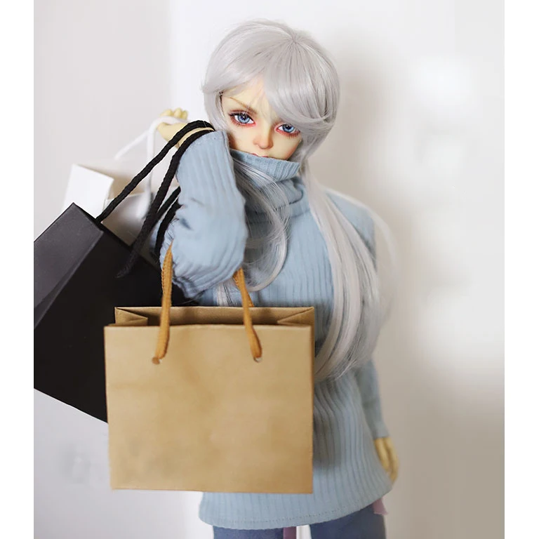 BJD Prop Mini Paper Shopping Bag Handbag Prop For 1/4 17" and 1/3 24" Tall BJD doll SD MSD SD17 DK DZ AOD DD Doll free shipping
BJD Prop Mini Paper Shopping Bag Handbag Prop For 1/4 17" and 1/3 24" Tall BJD doll SD MSD SD17 DK DZ AOD DD Doll free shipping