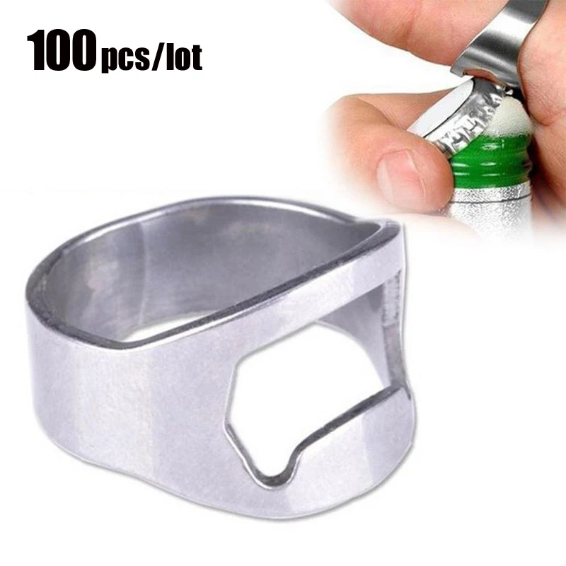 100Pcs/lot High-quality Unique Creative Versatile Stainless Steel Finger Ring Ring-Shape Beer Bottle Opener
100Pcs/lot High-quality Unique Creative Versatile Stainless Steel Finger Ring Ring-Shape Beer Bottle Opener