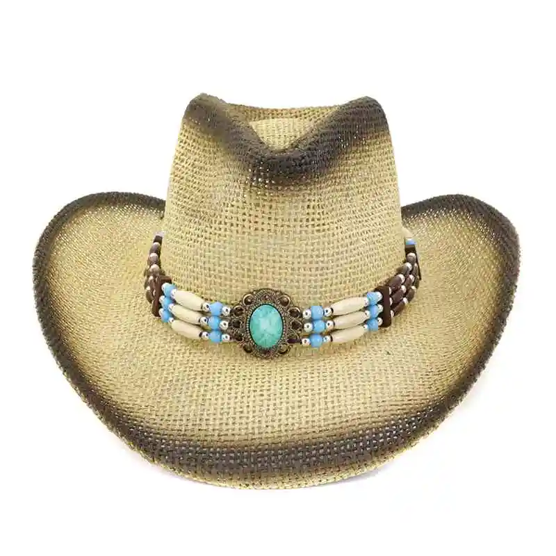 WZCX 2019 New Fashion Contrast Color Wooden Beads Decoration Cowboy Straw Hat Casual Tide Summer Cap Men'S Hats
WZCX 2019 New Fashion Contrast Color Wooden Beads Decoration Cowboy Straw Hat Casual Tide Summer Cap Men'S Hats