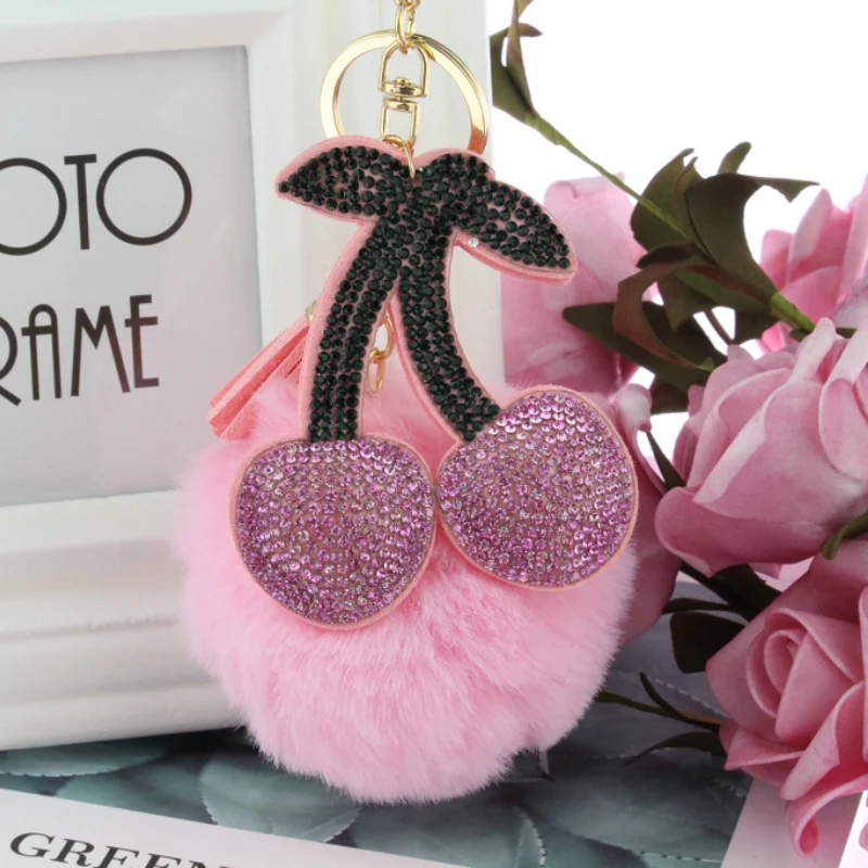 2018 PINXIU New Fashion Cute Hot Drill Mesh Cloth Cherry Keychain Women Shoulder Bag Car Metal Hair Ball Key Ring YSK59
2018 PINXIU New Fashion Cute Hot Drill Mesh Cloth Cherry Keychain Women Shoulder Bag Car Metal Hair Ball Key Ring YSK59
