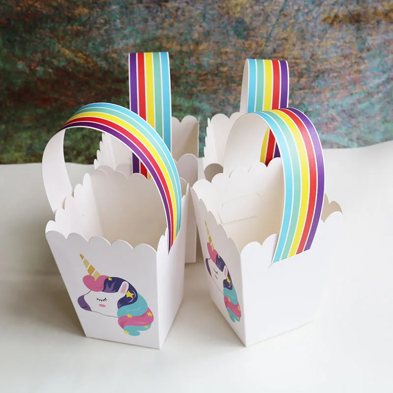 Happy Birthday Unicorn Gift Bags Candy Bag for Unicorn Party Baby Shower Girl Paper Candy Box Gift Packaging Party Supplies
Happy Birthday Unicorn Gift Bags Candy Bag for Unicorn Party Baby Shower Girl Paper Candy Box Gift Packaging Party Supplies