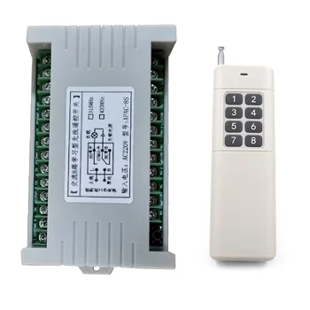 3000m AC 220V 8CH 8 CH Wireless Remote Control Light Switch Remote Relay Module Receiver Transmitter Smat Home Switch For Pump
3000m AC 220V 8CH 8 CH Wireless Remote Control Light Switch Remote Relay Module Receiver Transmitter Smat Home Switch For Pump