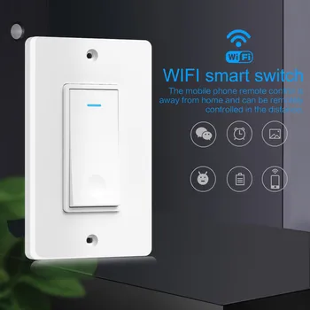 Professional Mobile APP Wi-Fi Smart Light Switch Wireless Remote Control In-Wall Timer Switch US Plug Smart Home Wifi Switch
Professional Mobile APP Wi-Fi Smart Light Switch Wireless Remote Control In-Wall Timer Switch US Plug Smart Home Wifi Switch