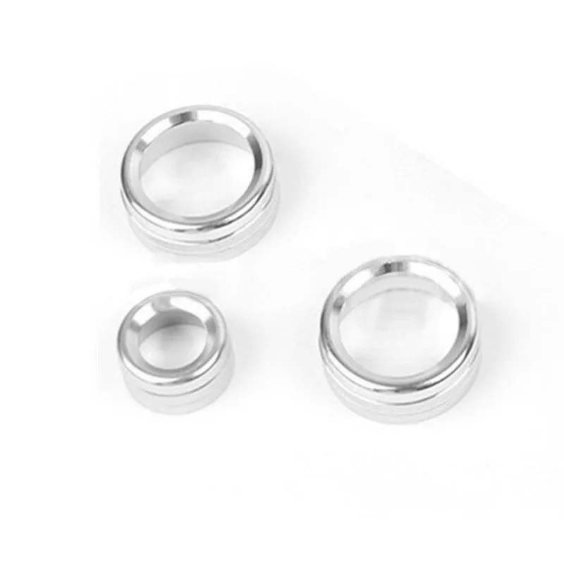 3pcs car Decorative Knob Cover Silver Aluminum alloy Air Condition & Audio Knob Cover trim suitable For BMW 5 Series F10 F07
3pcs car Decorative Knob Cover Silver Aluminum alloy Air Condition & Audio Knob Cover trim suitable For BMW 5 Series F10 F07