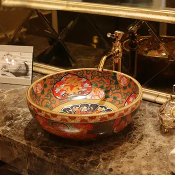 China Handmade Ceramic Art Basin Sinks Counter Top Wash Basin Bathroom Vessel Sinks vanities bathroom ceramic hand wash basin
China Handmade Ceramic Art Basin Sinks Counter Top Wash Basin Bathroom Vessel Sinks vanities bathroom ceramic hand wash basin