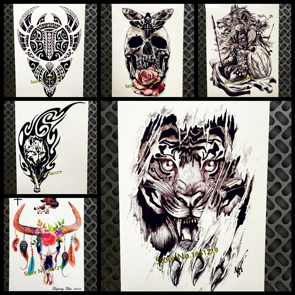 Водостойкие 3D тату-наклейки с изображением Черного Тигра и короля, искусственная фотовспышка, искусство тела, фотография, тату 21*15 см для мужчин и женщин, временная фотография
Водостойкие 3D тату-наклейки с изображением Черного Тигра и короля, искусственная фотовспышка, искусство тела, фотография, тату 21*15 см для мужчин и женщин, временная фотография