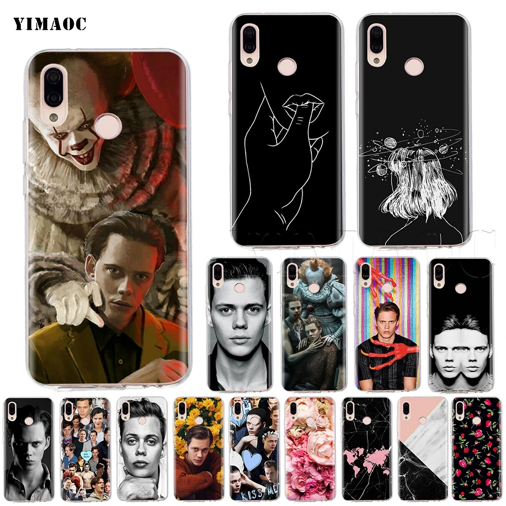 

YIMAOC Bill Skarsgard Silicone Case for Huawei Honor Mate 20 6a 7a 8x 7c 7x 9 10 Nova 3i 3 Lite Pro