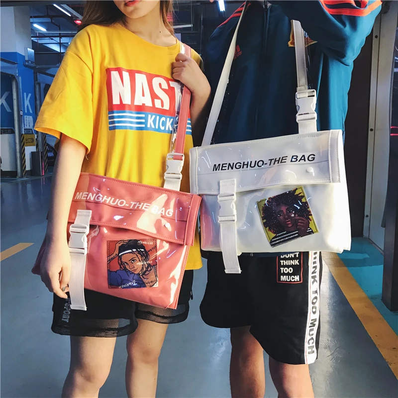 Menghuo Brand European Designer Crossbody Bags Motorcycle Shoulder Messenger Bag Women PU Leather Handbags for Cool Girls Boys (54)