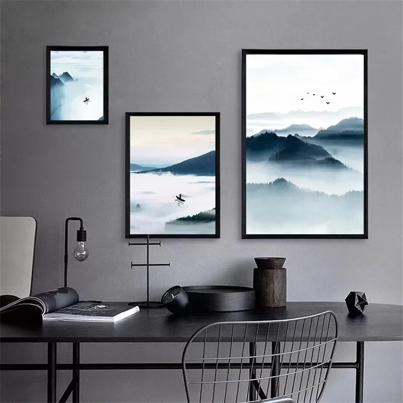 Mountain Scenery Wall Art Canvas Painting Nordic Poster Cuadros Decorative Wall Pictures For Living Room Landscape Unframed
Mountain Scenery Wall Art Canvas Painting Nordic Poster Cuadros Decorative Wall Pictures For Living Room Landscape Unframed