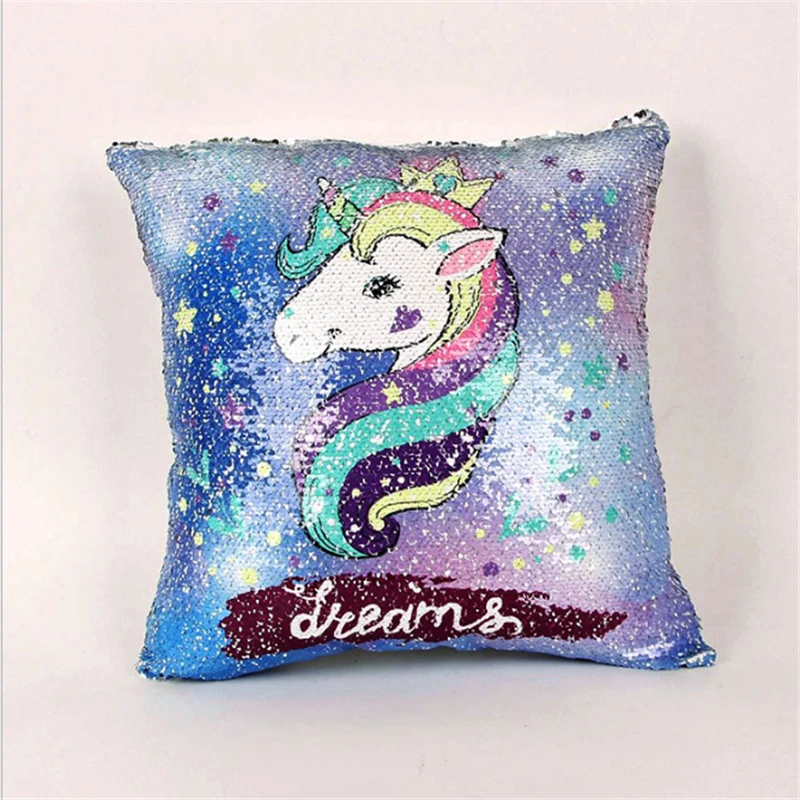 AOVOLL 2019 Unicorn Double Pillowcase European And American Explosions Sequin Pillowcase Magical Pillow Cover 40X40cm
AOVOLL 2019 Unicorn Double Pillowcase European And American Explosions Sequin Pillowcase Magical Pillow Cover 40X40cm