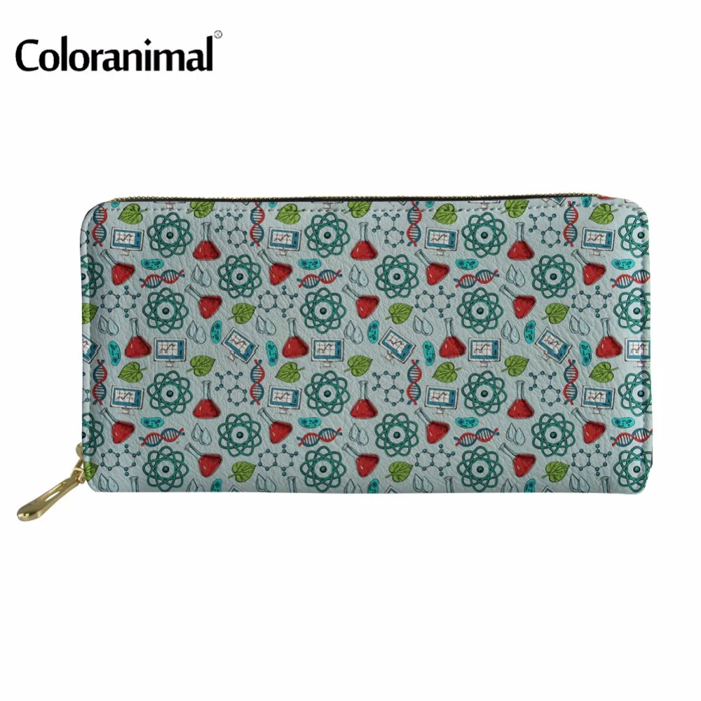Coloranimal Women Casual Long Wallet Science Research Print Woman Shopping Fashion Clutch Ladies Luxury Design PU Coin Money Bag
Coloranimal Women Casual Long Wallet Science Research Print Woman Shopping Fashion Clutch Ladies Luxury Design PU Coin Money Bag