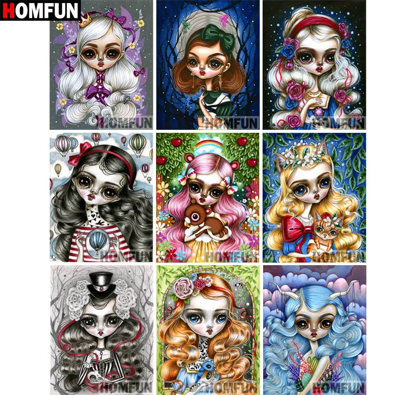 HOMFUN 5D DIY Diamond Painting Full Square/Round Drill "Cartoon girl" 3D Embroidery Cross Stitch gift Home Decor Gift A07956
HOMFUN 5D DIY Diamond Painting Full Square/Round Drill "Cartoon girl" 3D Embroidery Cross Stitch gift Home Decor Gift A07956