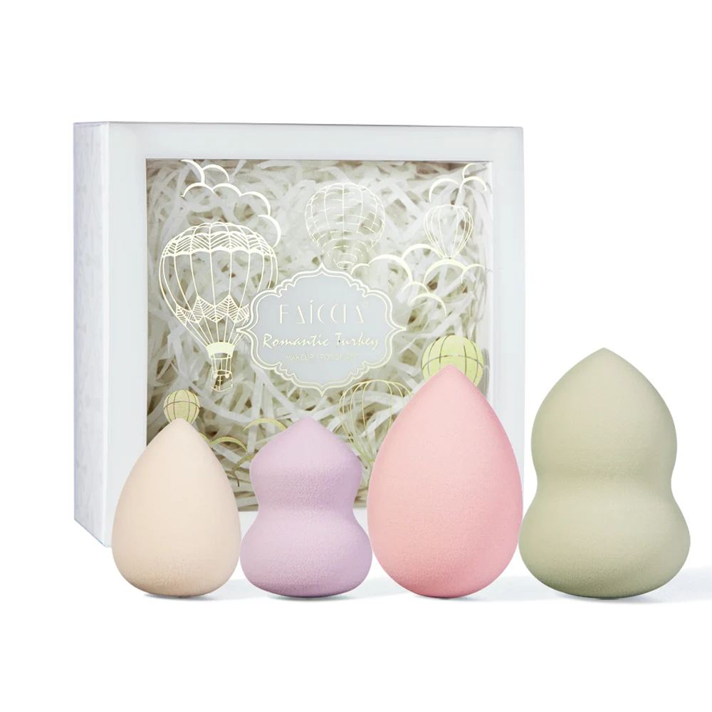 4PCS/Set High Quality Colorful Puff Foundation Blender Wet Dry Powder Smooth Cosmetic Sponge for Lady Makeup Beauty Tools TSLM1
4PCS/Set High Quality Colorful Puff Foundation Blender Wet Dry Powder Smooth Cosmetic Sponge for Lady Makeup Beauty Tools TSLM1