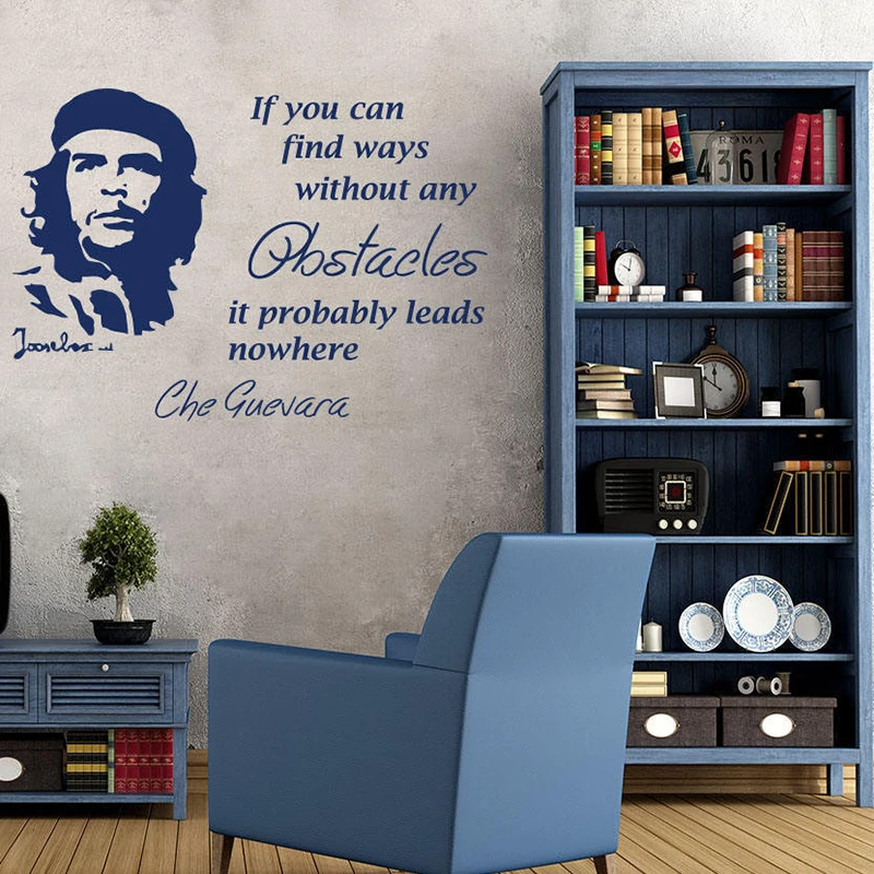 Che Guevara Quote Vinyl Wall Decal Mural Cuba Celebrity Art Sticker Removable Bedroom Decor Livingroom Home Decoration W223
Che Guevara Quote Vinyl Wall Decal Mural Cuba Celebrity Art Sticker Removable Bedroom Decor Livingroom Home Decoration W223