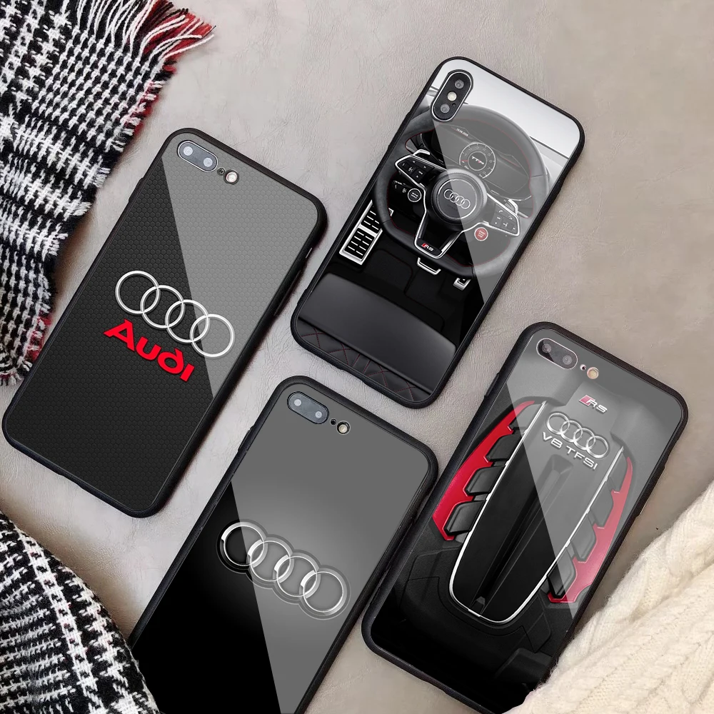 Audi Car RS Logo Tempered Glass Phone Case For iPhone XR XS XS Max 8 7 6 6S Plus For iPhone 5 5C SE 5S X 
Audi Car RS Logo Tempered Glass Phone Case For iPhone XR XS XS Max 8 7 6 6S Plus For iPhone 5 5C SE 5S X