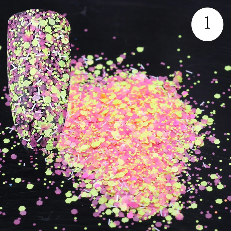 Nail Supplies Wholesale Nail New-Style Mixed Hexagon Strip Glitter Sequins Hexagon Sequin Nail Jewelry
Nail Supplies Wholesale Nail New-Style Mixed Hexagon Strip Glitter Sequins Hexagon Sequin Nail Jewelry