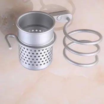 High Quality Practical Aluminum Wall Mounted Bathroom Hair Dryer Drier Rack Storage Holder Without Cup / With Cup #6292
High Quality Practical Aluminum Wall Mounted Bathroom Hair Dryer Drier Rack Storage Holder Without Cup / With Cup #6292