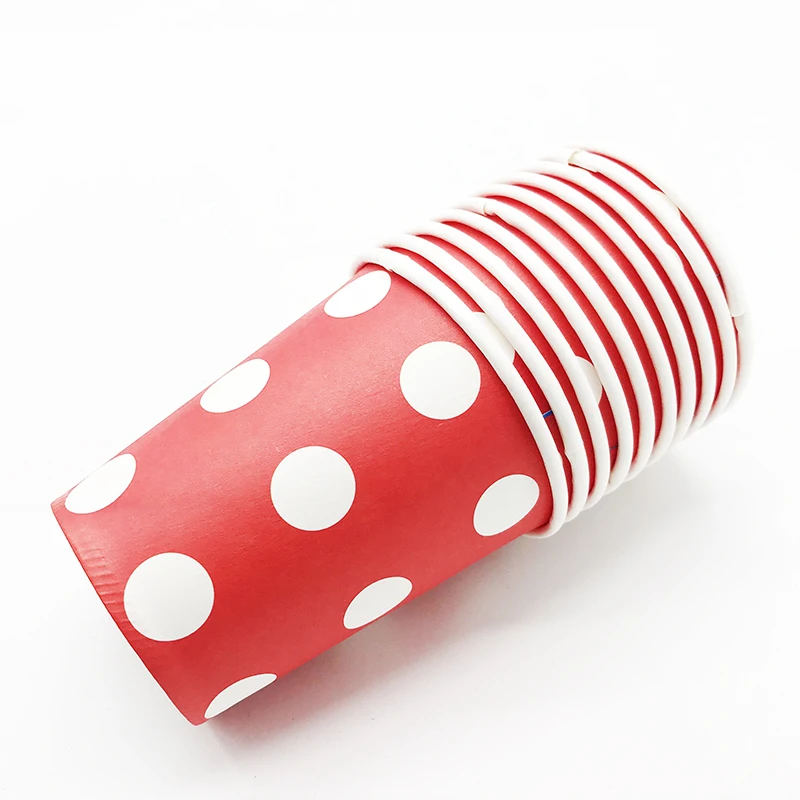 10pcs/pack polka dots theme disposable paper cups red polka dots theme paper cups red dots party decorations
10pcs/pack polka dots theme disposable paper cups red polka dots theme paper cups red dots party decorations