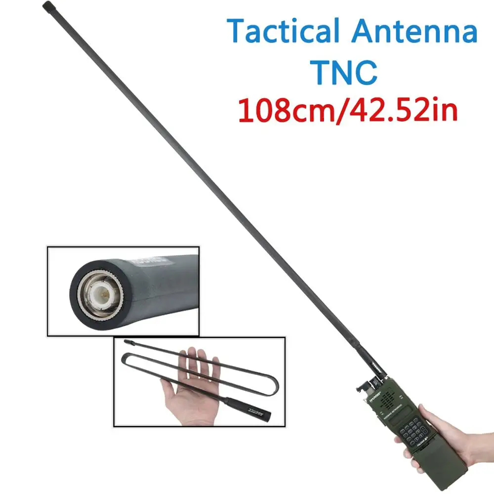 ABBREE TNC Connector VHF UHF Dual Band Foldable Tactical Antenna For Kenwood Harris AN/PRC-152 148 Walkie Talkie Radio
ABBREE TNC Connector VHF UHF Dual Band Foldable Tactical Antenna For Kenwood Harris AN/PRC-152 148 Walkie Talkie Radio