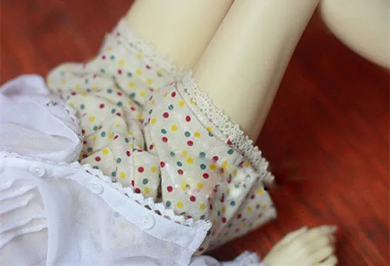 BJD doll shorts linen Wave point short style pantskirt for 1/3 DD SD SD10 SD16 girl clothes accessories | Игрушки и хобби