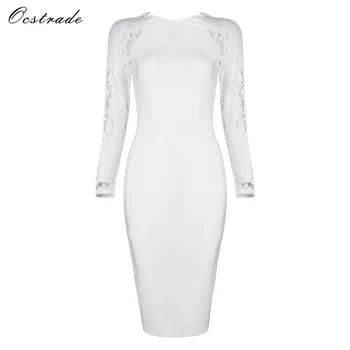 Ocstrade White Bandage Dresses 2017 New Arrival Party Elegant Sexy Lace Patchwork Long Sleeve Bandage Dress Black
Ocstrade White Bandage Dresses 2017 New Arrival Party Elegant Sexy Lace Patchwork Long Sleeve Bandage Dress Black