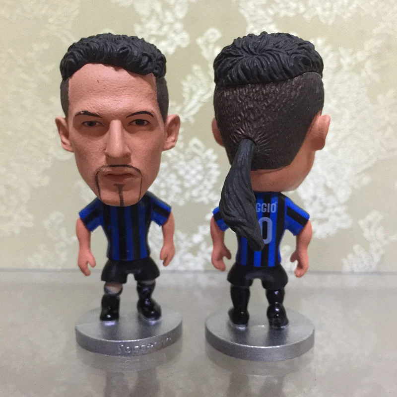 Soccerwe Classic 6.5 cm Height Resin Football Star Doll Inter# 10 Roberto Baggio Doll Blue Black Collections Gift
Soccerwe Classic 6.5 cm Height Resin Football Star Doll Inter# 10 Roberto Baggio Doll Blue Black Collections Gift