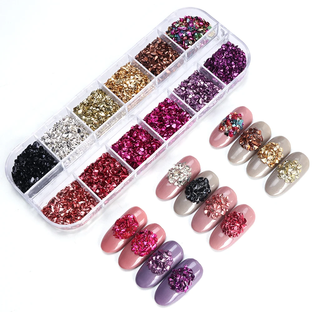 1Case Nail Glitter Iridescent Broken Glass Flakes Chrome Irregular 3D Sequins Paillette Stone Nail Art Manicure Decoration JIBLB
1Case Nail Glitter Iridescent Broken Glass Flakes Chrome Irregular 3D Sequins Paillette Stone Nail Art Manicure Decoration JIBLB