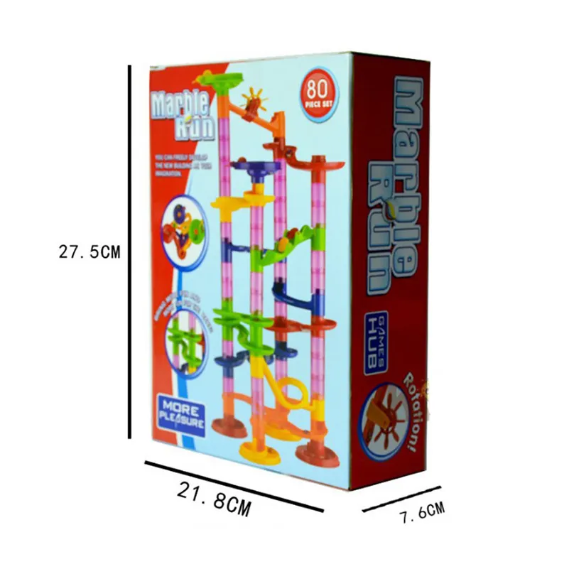 Plastic House Building Blocks Toys DIY Maze Balls Track Construction Marble Run educational for children Kids boy girl B2
Plastic House Building Blocks Toys DIY Maze Balls Track Construction Marble Run educational for children Kids boy girl B2