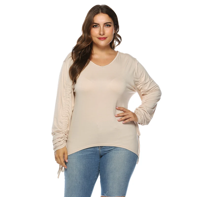 2018 Modal Fabric Loose T-shirt Women Long Sleeves Female Cotton Tops Autumn Winter Spring Large Big Size Femme Ladies Home XXXL
2018 Modal Fabric Loose T-shirt Women Long Sleeves Female Cotton Tops Autumn Winter Spring Large Big Size Femme Ladies Home XXXL