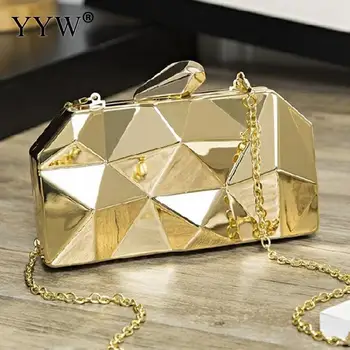 Free Shipping Metal Hard-Surface Easy Matching Clutch Bagchinese Style With Chain Gold Crossbody Shoulder Small Handbag Women 
Free Shipping Metal Hard-Surface Easy Matching Clutch Bagchinese Style With Chain Gold Crossbody Shoulder Small Handbag Women