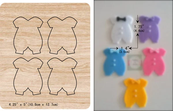 DIY New Child, clothes cutting dies for scrapbooking Thickness/15.8mm/Multiple sizes /V-516
DIY New Child, clothes cutting dies for scrapbooking Thickness/15.8mm/Multiple sizes /V-516