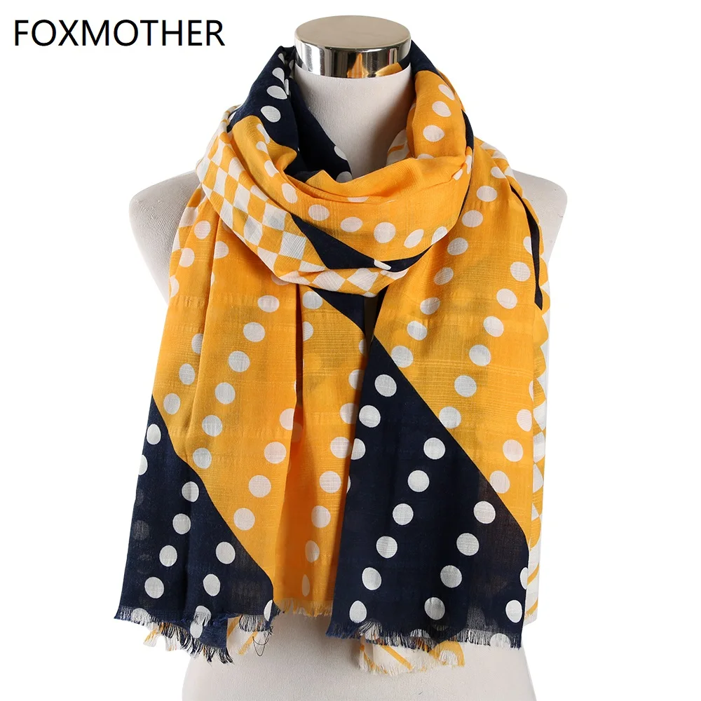 Scarf for Ladies Orange Pink Yellow Polka Dot Scarfs Hijab Shawl Pashmina Oversize Wraps Female Sjaaltjes Foulard Femme
Scarf for Ladies Orange Pink Yellow Polka Dot Scarfs Hijab Shawl Pashmina Oversize Wraps Female Sjaaltjes Foulard Femme