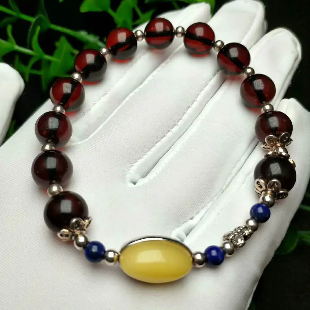 RADHORSE 925 Silver Bracelets for Women Fine Jewelry Round Amber 925 Silver Bead Manual Diy elastic rope Bracelets
RADHORSE 925 Silver Bracelets for Women Fine Jewelry Round Amber 925 Silver Bead Manual Diy elastic rope Bracelets
