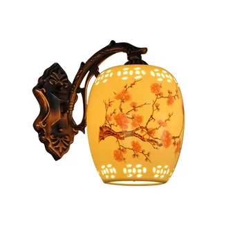 2017 Fashion New Retro Ceramics Led Wall Lamp Indoor Lighting 111V-240V Iron Classical E27 Chinese Style Retro Bedside Lamp
2017 Fashion New Retro Ceramics Led Wall Lamp Indoor Lighting 111V-240V Iron Classical E27 Chinese Style Retro Bedside Lamp