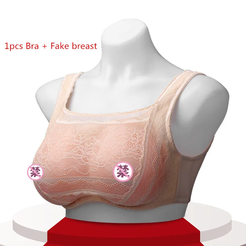 A-D cup Conjoined Fake Breast Bra Set CD Disguised breast two-in-one Pseudo-female Chest Forms Artificial Boobs Wearable
A-D cup Conjoined Fake Breast Bra Set CD Disguised breast two-in-one Pseudo-female Chest Forms Artificial Boobs Wearable