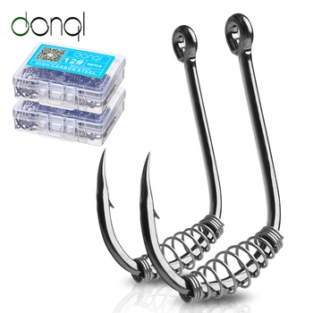 DONQL Spring Fishing Hooks 10/20/50pcs Set Barbed Swivel Jig Carp Hook Single Circle Fishhook Fly Fishing Accessories Tackle
DONQL Spring Fishing Hooks 10/20/50pcs Set Barbed Swivel Jig Carp Hook Single Circle Fishhook Fly Fishing Accessories Tackle