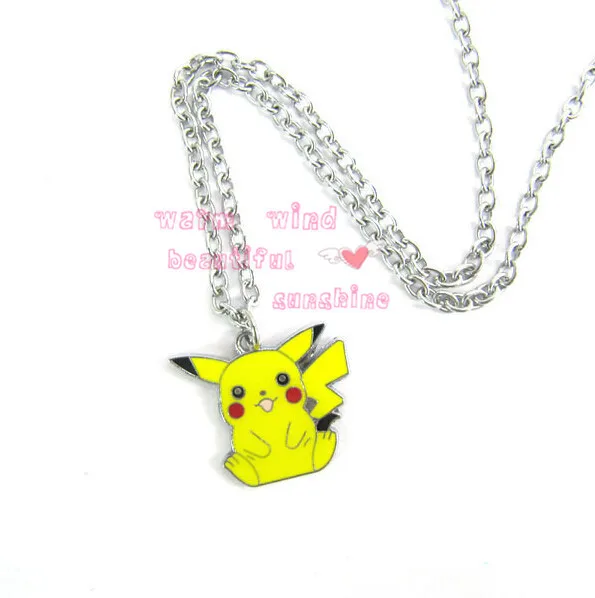 Hot Anime Cartoon Pokemon Pikachu Necklace Metal Figures Pendants Key Chains Cosplay Pendant Necklace Costume Props Collectible
Hot Anime Cartoon Pokemon Pikachu Necklace Metal Figures Pendants Key Chains Cosplay Pendant Necklace Costume Props Collectible