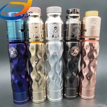 Avidlyfe Mod Kit 18650 Battery 510 thread brass Material Mechanical mod Electronic cigarette kit with RDA atomizer 24mm diameter
Avidlyfe Mod Kit 18650 Battery 510 thread brass Material Mechanical mod Electronic cigarette kit with RDA atomizer 24mm diameter