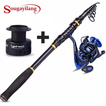 Sougayilang 1.8-3.6m Telescopic Fishing Rod and Spinning Reel with Spare Coil Sets Portable Carp Fishing Rod Reels Combo pesca
Sougayilang 1.8-3.6m Telescopic Fishing Rod and Spinning Reel with Spare Coil Sets Portable Carp Fishing Rod Reels Combo pesca