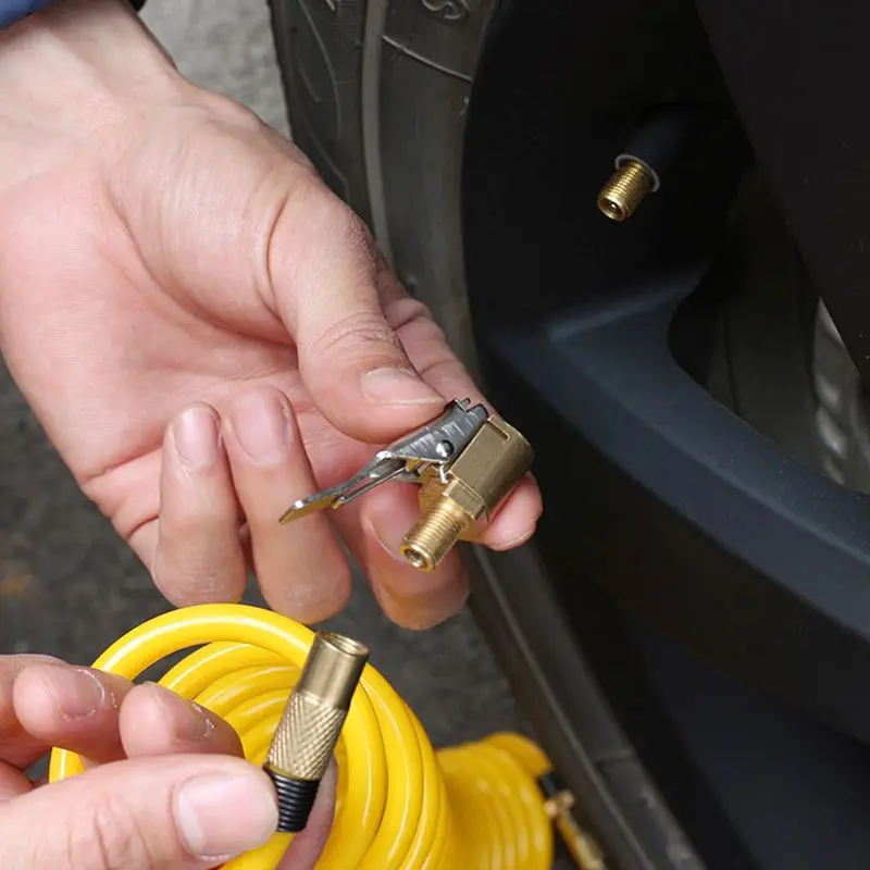 63HA Car Truck Metal Tyre Tire Inflator Valve Air Pump Charging Clip Nozzle Chuck
63HA Car Truck Metal Tyre Tire Inflator Valve Air Pump Charging Clip Nozzle Chuck