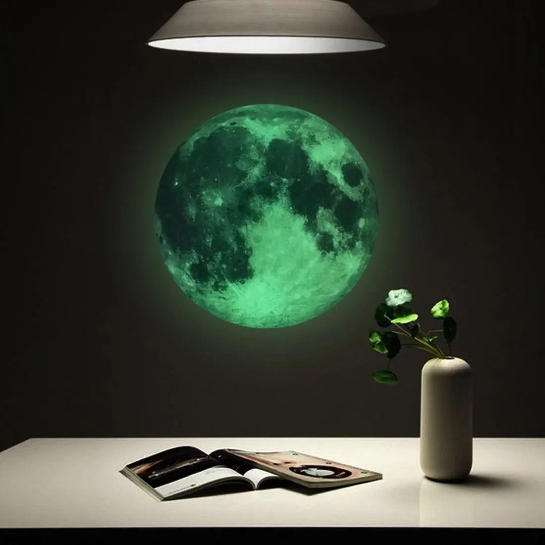 30cm Large Moon Glow in the Dark Luminous DIY Wall Sticker Living Home Decor Stickers
30cm Large Moon Glow in the Dark Luminous DIY Wall Sticker Living Home Decor Stickers