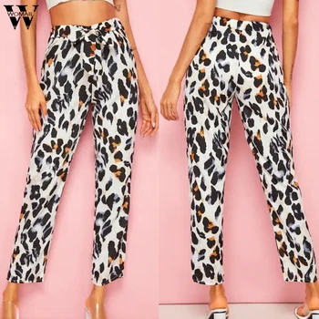 Womail Women Pants leopard Print Trousers Office Lady Work Pants Casual Long Trousers femme Skinny Mujer Female High Waist J74
Womail Women Pants leopard Print Trousers Office Lady Work Pants Casual Long Trousers femme Skinny Mujer Female High Waist J74