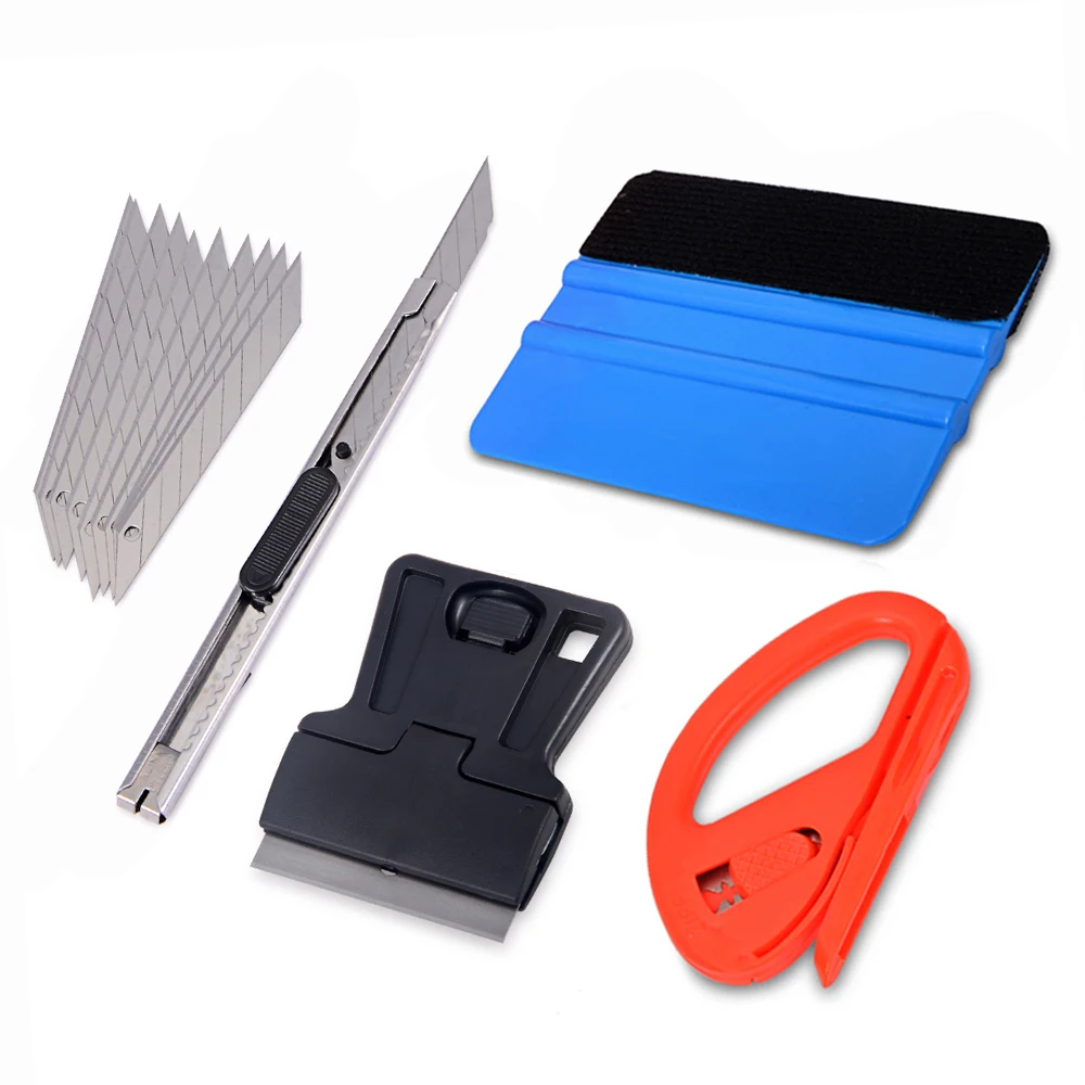 FOSHIO Vinyl Tool Set Squeegee Scraper Carbon Fiber Foils Vinyl Car Film Wrap Tool Kit Cutter Knife Auto Window Tint Accessories
FOSHIO Vinyl Tool Set Squeegee Scraper Carbon Fiber Foils Vinyl Car Film Wrap Tool Kit Cutter Knife Auto Window Tint Accessories