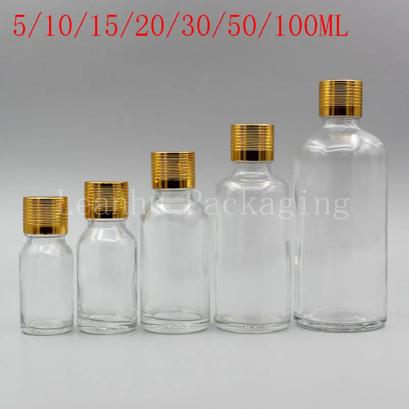 Transparent Glass Bottle With Gold Screw Cap, Empty Cosmetic Container, Essential Oil/Lotion/Toner Sub-bottling (15 PC/Lot)
Transparent Glass Bottle With Gold Screw Cap, Empty Cosmetic Container, Essential Oil/Lotion/Toner Sub-bottling (15 PC/Lot)