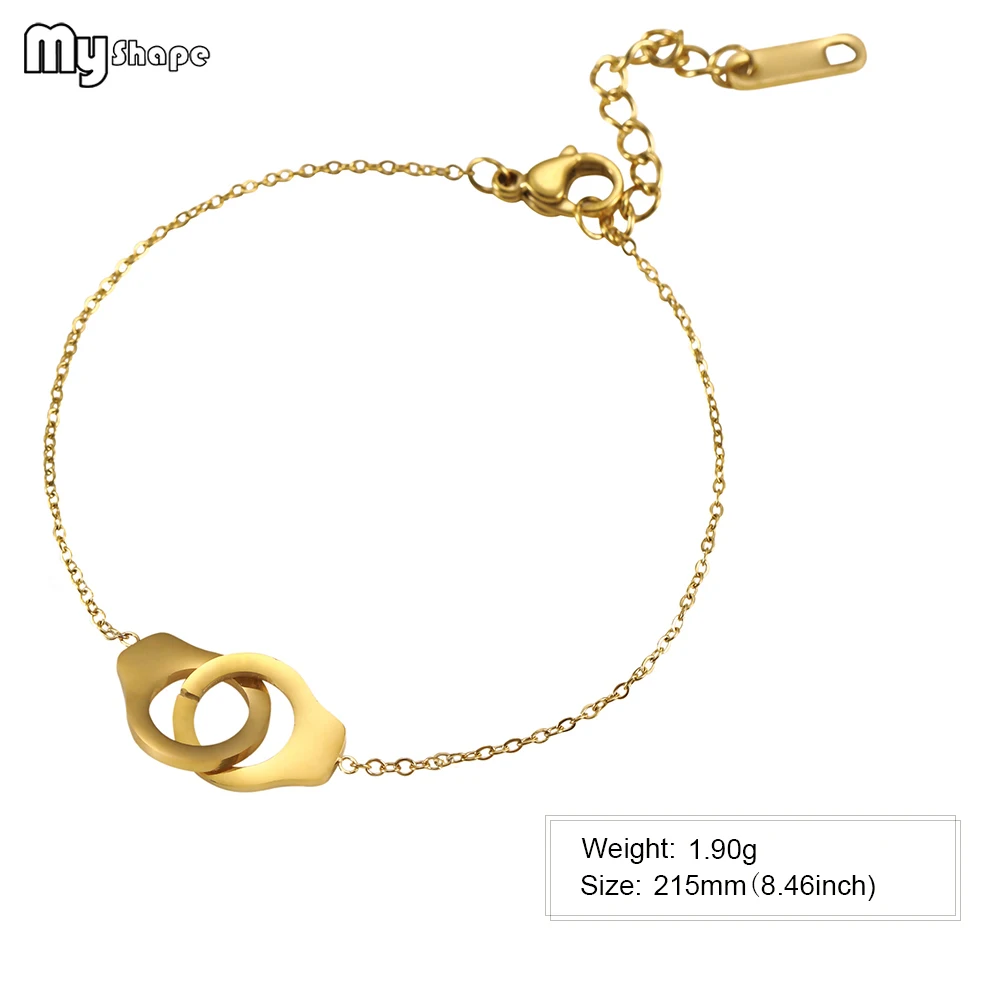 My Shape New Gold Stainless Steel loop Couple Clasped Lobster-claw-clasps Chain Link Bracelets Snap Jewelry
My Shape New Gold Stainless Steel loop Couple Clasped Lobster-claw-clasps Chain Link Bracelets Snap Jewelry