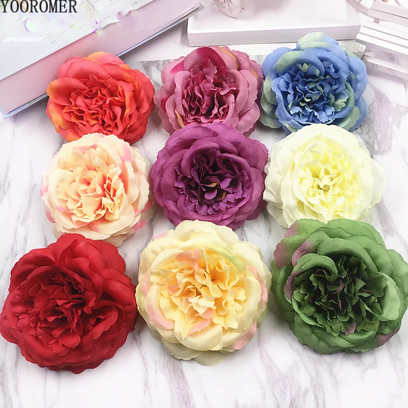 YOOROMER 5pcs/lot 5cm High Quality Peony Flower Head Silk Artificial Flower Wedding Decoration DIY Garland Craft Flower
YOOROMER 5pcs/lot 5cm High Quality Peony Flower Head Silk Artificial Flower Wedding Decoration DIY Garland Craft Flower